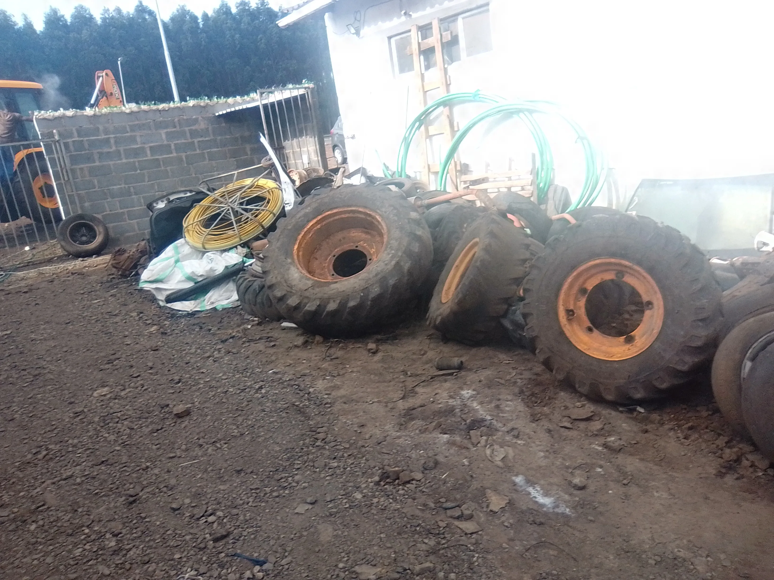 Maqimba Used Spares — large tyres and rims yard stock